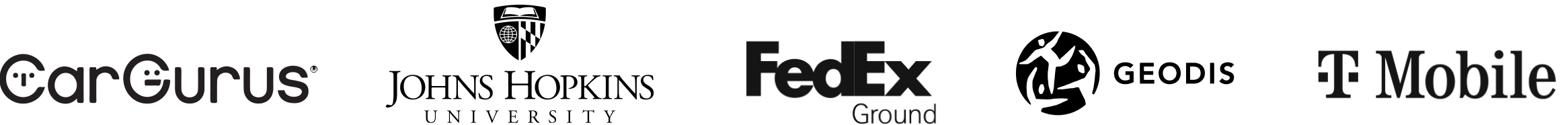 Partner logos: CarGurus, Baltimore Orioles, FedEx Ground, GEODIS, and T-Mobile